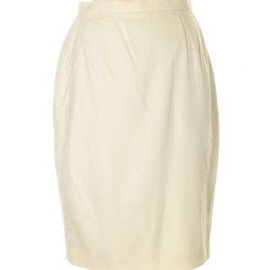 ESCADA 🧵ivory wool formal skirt 💃🏻